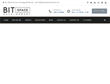 Tablet Screenshot of bitspacedevelopment.com
